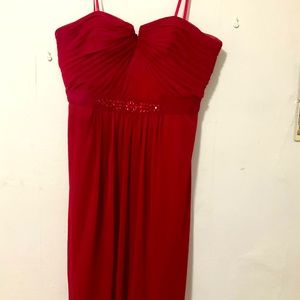 Adriana papelli red dress, bought for a heart ball and never worn.